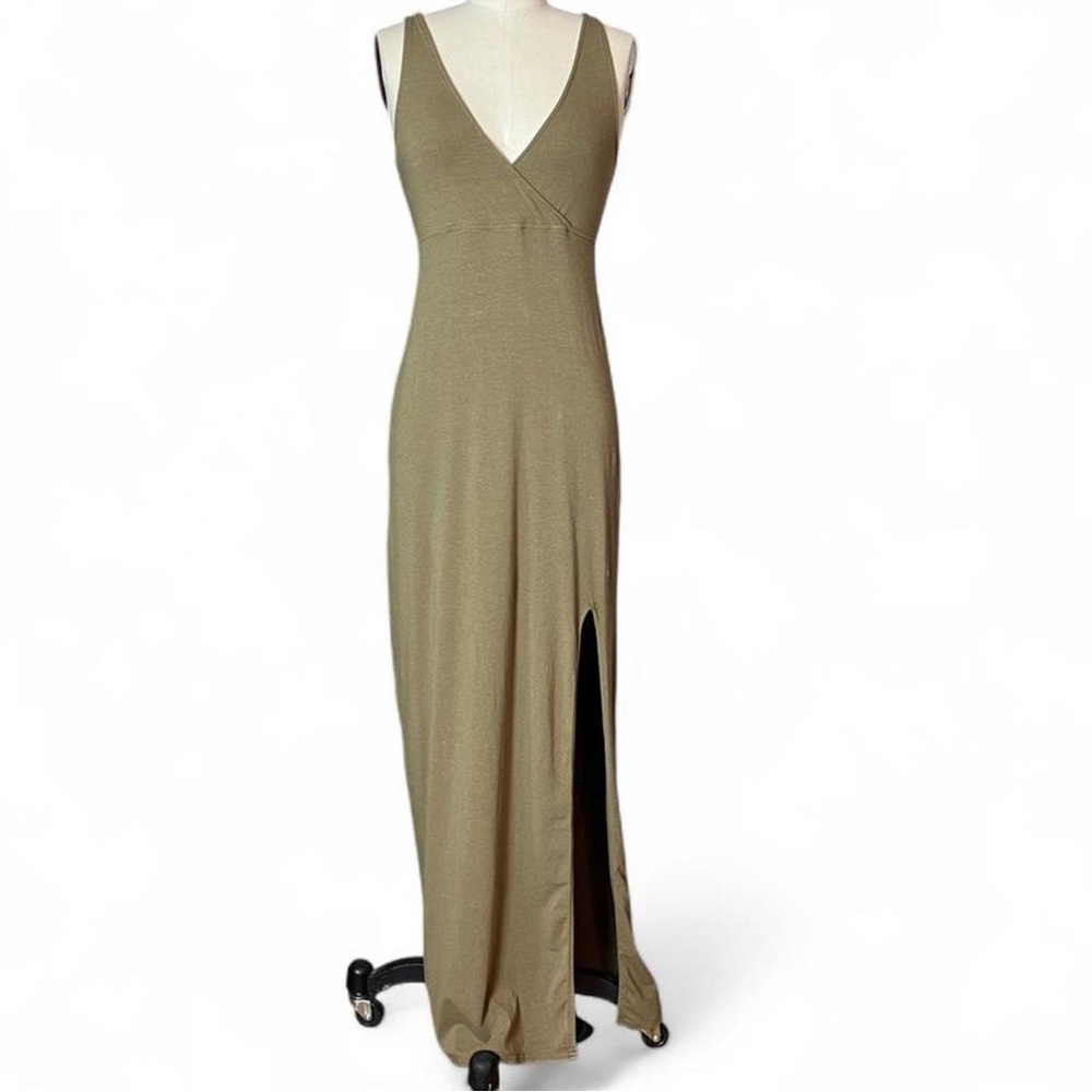 Express Empire Waist Surplice Casual Maxi Dress Small Medium
